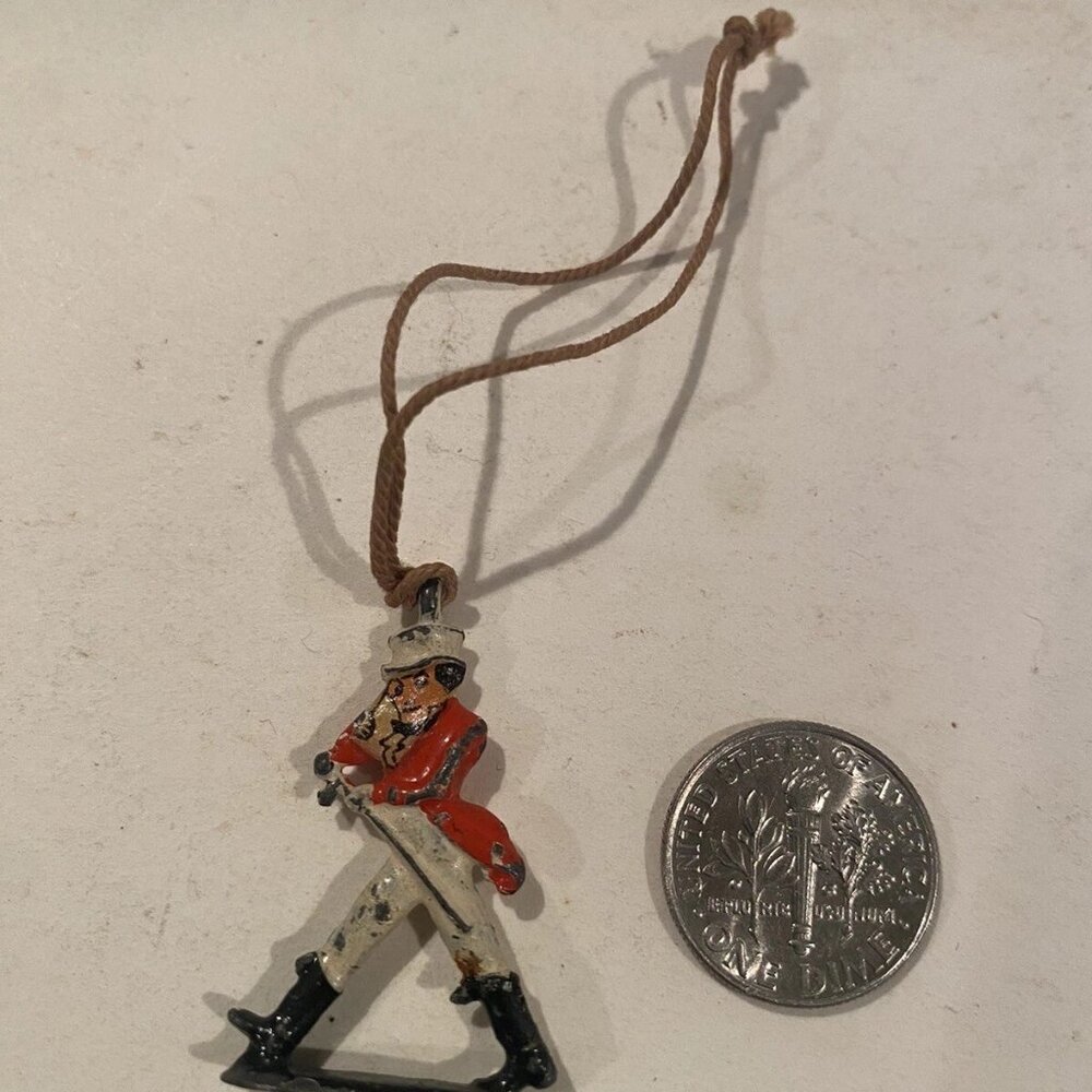 1930's Johnny Walker Metal Charm-Sold with Scotch Attached to Bottle*